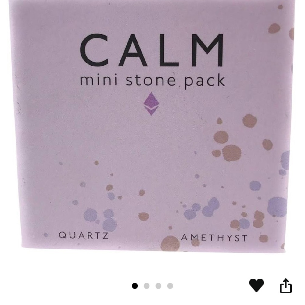 CALM Mini Stone Pack - Quartz and Amethyst